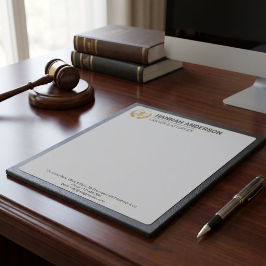 Luxury Leather Look Notepads for Attorneys and Leg Notizblock
