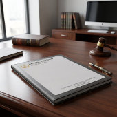 Luxury Leather Look Notepads for Attorneys and Leg Notizblock