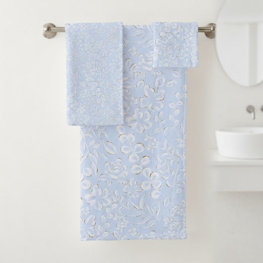  Luxury Light Blue Towel – Modern Elegance Badhandtuch Set