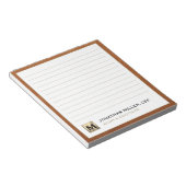 Luxury Lined Name Company Notizblock (angewinkelt)