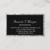 Luxury Makeup Artist Wedding Planner Diamond Visitenkarte (Rückseite)