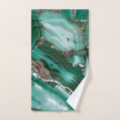 Luxury Malachite Gemstone Agate Marble Badhandtuch Set (Handtuch)