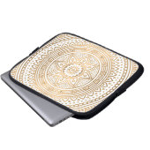 Luxury Mandala 1 Laptopschutzhülle (Vorne Knopf)