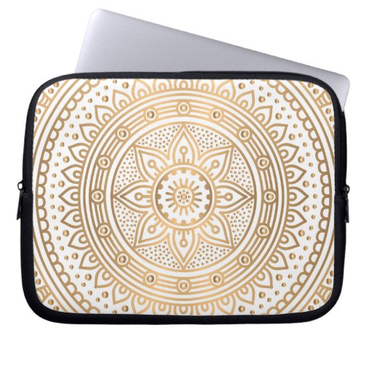 Luxury Mandala 1 Laptopschutzhülle (Vorderseite)