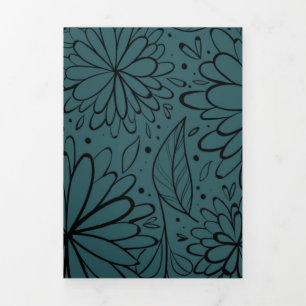Luxury Mandala 30 Dreifach Gefaltete Urlaubskarte