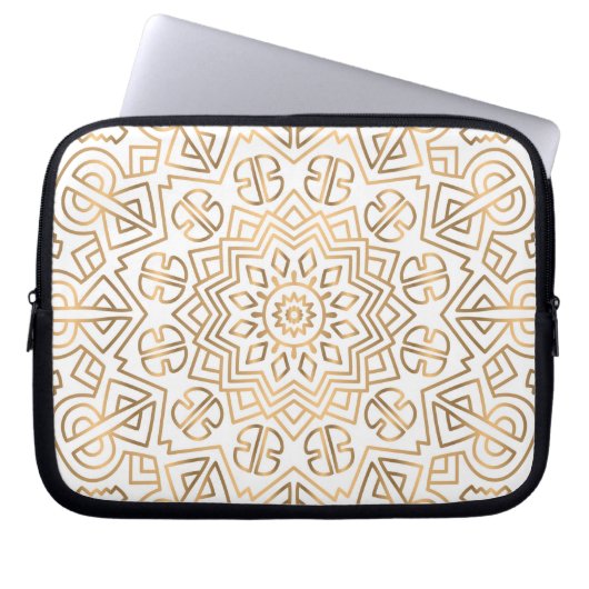Luxury Mandala 32 Laptopschutzhülle (Vorderseite)