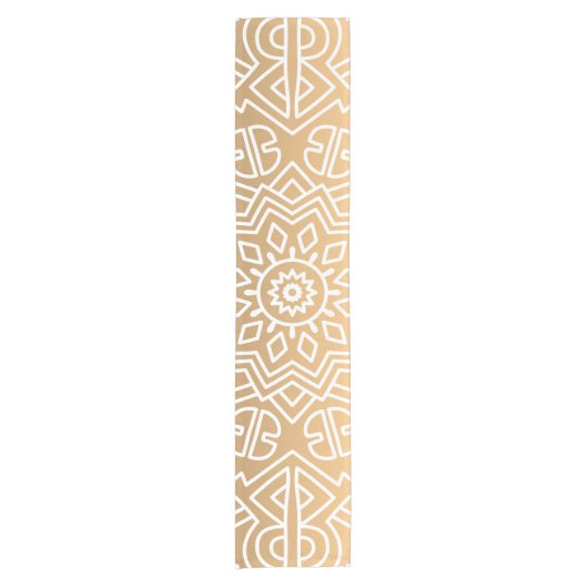 Luxury Mandala 33 Kurzer Tischläufer (Vorderseite)