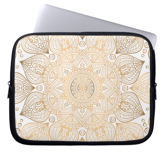 Luxury Mandala 34 Laptopschutzhülle (Vorderseite)