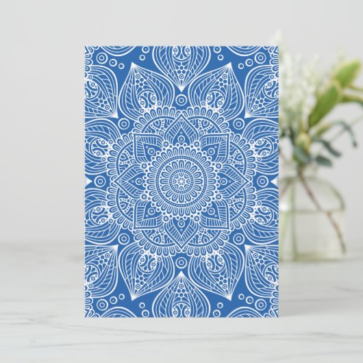 Luxury Mandala 36 Karte (Stehend Vorderseite)
