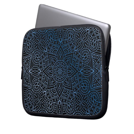 Luxury Mandala 39 Laptopschutzhülle (Vorderseite Links)