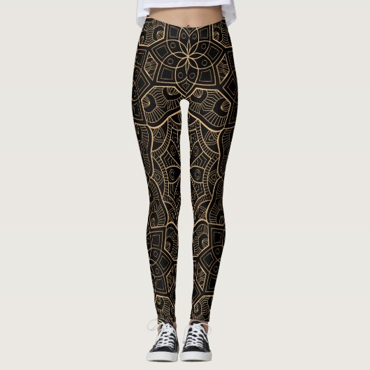 Luxury Mandala 3 Leggings (Vorderseite)