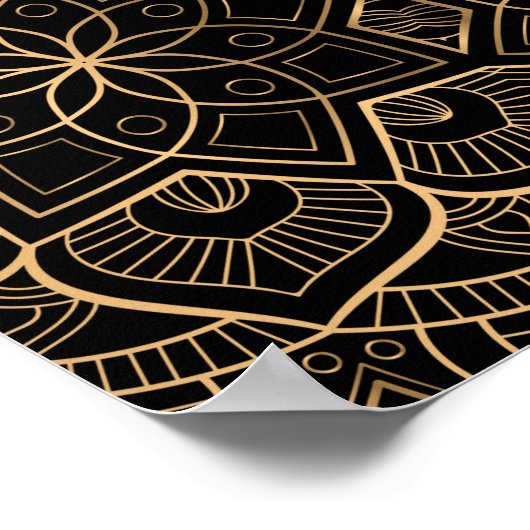 Luxury Mandala 3 Poster (Ecke)