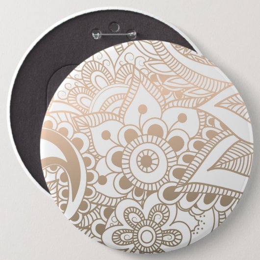 Luxury Mandala 41 Button (Vorne & Hinten)