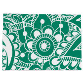 Luxury Mandala 48 Große Geschenktüte (Rückseite)