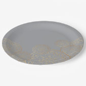 Luxury Mandala 49 Pappteller (Schrägansicht)