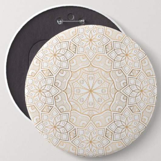 Luxury Mandala 4 Button (Vorne & Hinten)