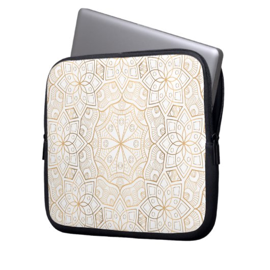 Luxury Mandala 4 Laptopschutzhülle (Vorderseite Links)