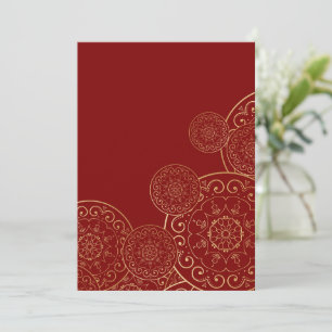 Luxury Mandala 50 Dankeskarte