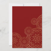 Luxury Mandala 50 Dankeskarte (Rückseite)
