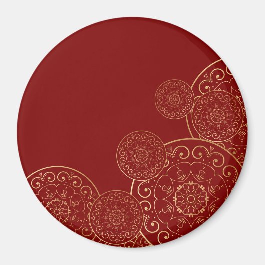 Luxury Mandala 50 Magnet (Vorne)