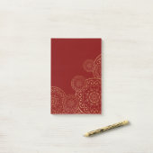 Luxury Mandala 50 Post-it Klebezettel (Auf Schreibtisch)