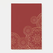 Luxury Mandala 50 Post-it Klebezettel (Vorderseite)