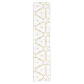 Luxury Mandala 52 Kurzer Tischläufer (Vorderseite)