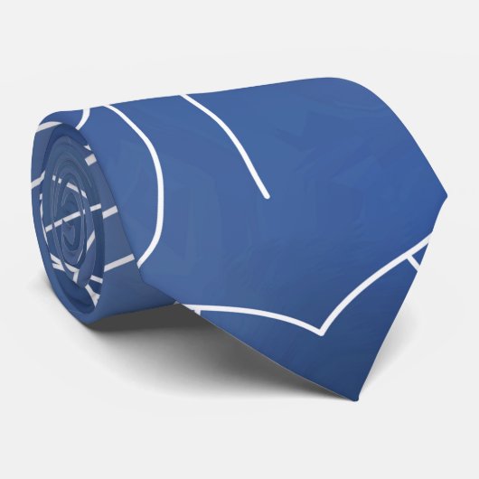 Luxury Mandala 55 Krawatte (Gerollt)