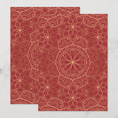 Luxury Mandala 6 Dankeskarte (Vorne/Hinten)