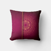 Luxury Mandala Throw Pillow Kissen (Vorderseite)