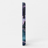 Luxury Marble Agate Lila Glitzer Monogram Case-Mate iPhone Hülle (Hinten/Links)