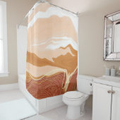 Luxury marble texture background design. Liquid ma Duschvorhang (Beispiel)