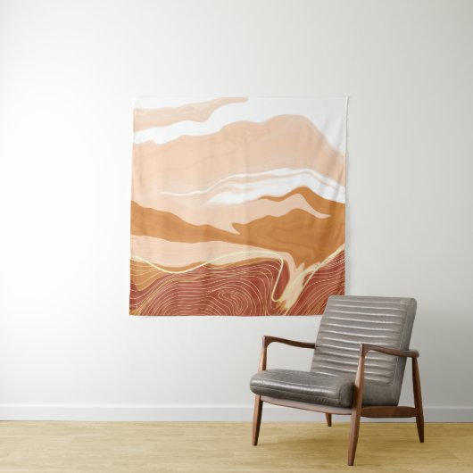 Luxury marble texture background design. Liquid ma Wandteppich (Beispiel)