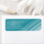 Luxury Marble Wedding Rücksendeadresse (Insitu)