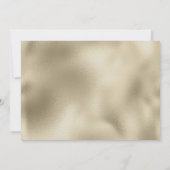 Luxury Marineblau blaue goldfarbene Orchidee Viele Einladung (Rückseite)