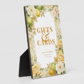 Luxury Mediterranean Lemons & Flowers Wedding Fotoplatte (Seite)