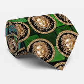 Luxury Medusa Medallion GOLD Krawatte (Gerollt)