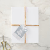 LUXURY MERRY CHRISTMAS CUSTOM XMAS TREE SILVER GESCHENKANHÄNGER (Mit Schnur)