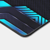 Luxury Metallic Blue Background Schreibtischunterlage (Ecke)