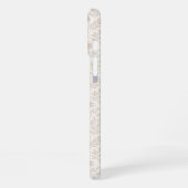 Luxury Minimal Botanical Pattern iPhone Hülle (Linke Seite)