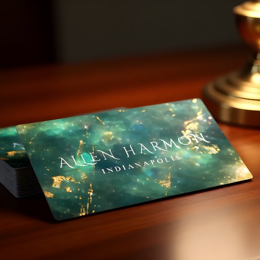 Luxury Minimal Custom Family Name | 5-Minute Edit Visitenkarte