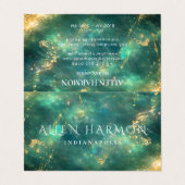 Luxury Minimal Custom Family Name | 5-Minute Edit Visitenkarten (Außenseite Aufgefaltet)