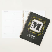Luxury minimal Modern monogram Planer (Anzeige)