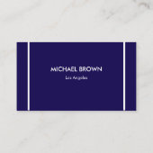 Luxury Minimalist Ivory Boutique Business Card Visitenkarte (Rückseite)
