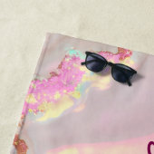 Luxury Modern Blush Pink Soft Mint Gold Collection Strandtuch (Beispiel)
