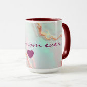 Luxury Modern Blush Pink Soft Mint Gold Collection Tasse (VorderseiteRechts)