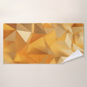 Luxury modern design gold polygon background 3d re badehandtuch (Badehandtuch)