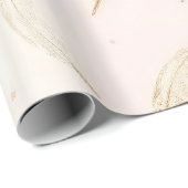 Luxury Modern Feathers Boho Collection Geschenkpapier (Rolleneckpunkt)
