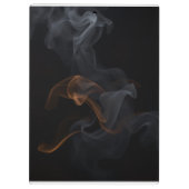 Luxury Modern Halloween Smoke Design Klemmbrett (Rückseite)