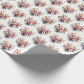 Luxury Modern Wildflowers Beautiful Collection Geschenkpapier (Ecke)